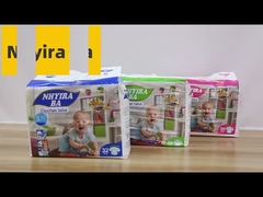 Tela no tejida aceptar al bebé disponible modificado para requisitos particulares del pañal de los diseños