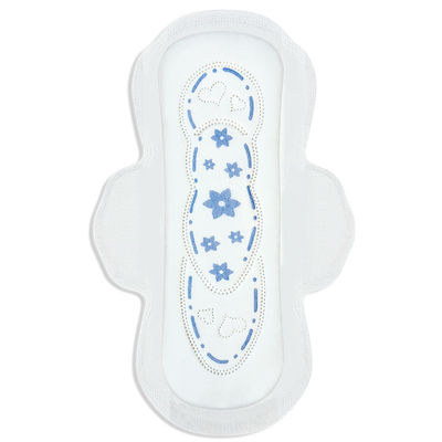 Un buen precio. Impresión azul almohadillas higiénicas blandas Mujeres Menstruales Mujeres sanitarias Servilletas sanitarias en línea