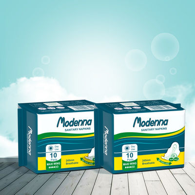 Un buen precio. Fábrica mayorista precio barato Mujeres algodón ultra delgado almohadillas sanitarias nocturnas desechables pañuelo sanitario coreano en línea