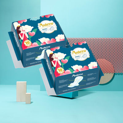 Un buen precio. Toallas higiénicas femeninas ultra delgadas con alas de algodón blando Anión de mujer pañuelos sanitarios en línea