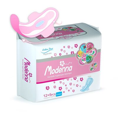 Un buen precio. Producción OEM y venta al por mayor de varios tipos de toallas sanitarias en línea