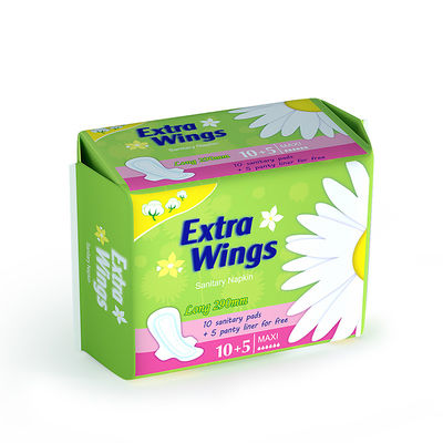 Un buen precio. Las servilletas sanitarias naturales femeninas rellenan las alas adicionales ultra gruesas disponibles en línea