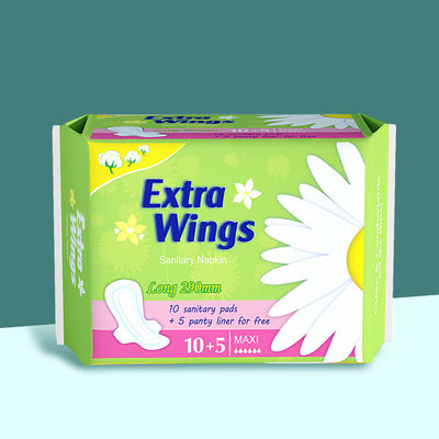 Un buen precio. Cojines sanitarios ultra absorbentes disponibles 290m m modificados para requisitos particulares para el uso de la noche en línea
