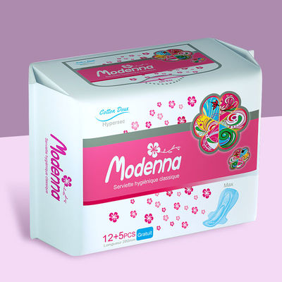 Estilo no tejido sanitario disponible absorbente estupendo de la capa del algodón de la servilleta para las mujeres