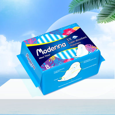Un buen precio. La toalla sanitaria suave de la alta absorción rellena los cojines pesados disponibles del período del flujo en línea