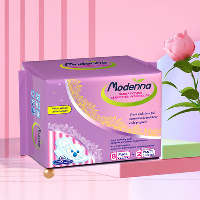 Un buen precio. Mujeres que llevan los cojines sanitarios del uso diario respirables una aduana disponible del grado en línea