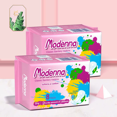 Un buen precio. La madera del período de las señoras reduce la servilleta a pulpa sanitaria Maxi Pad With Wings disponible ultra fino en línea