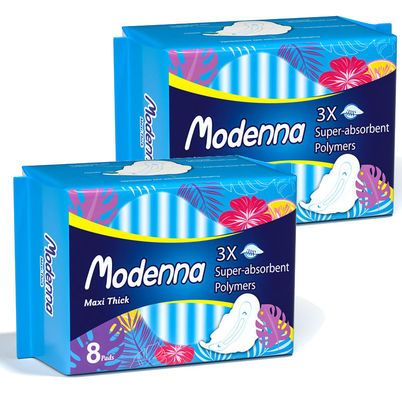 Un buen precio. Trazador de líneas orgánico disponible de noche menstrual de las bragas del algodón 3D de las servilletas sanitarias en línea