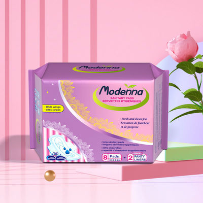 Un buen precio. La toalla sanitaria femenina rellena servilletas sanitarias del anión disponible del algodón de la prenda impermeable en línea