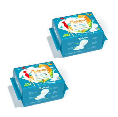 Un buen precio. Algodón biodegradable de Chip Sanitary Napkins Pads Antibacterial del anión de las mujeres en línea