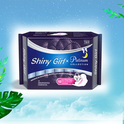 Un buen precio. La servilleta sanitaria de las mujeres del algodón se fue volando la absorción disponible 50ml/80ml de los cojines del período en línea