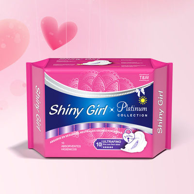 Mujer Búsquedas sanitarias con Super Absorción de algodón puro Superficie sanitaria femenina