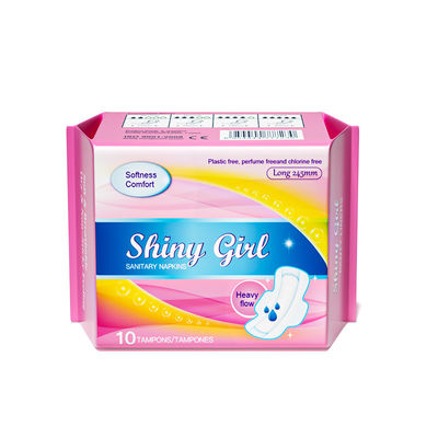Un buen precio. Pads sanitarios diarios de alto rendimiento para niñas con forma alada y material de algodón en línea