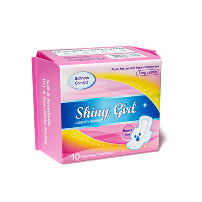 Un buen precio. 10 pulgadas de almohadillas sanitarias diarias con excelente capacidad para la máxima comodidad en línea