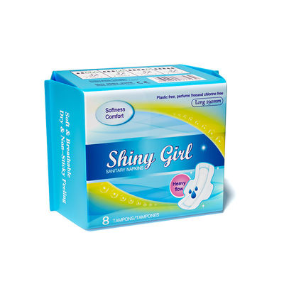 Un buen precio. Acolchado sanitario de servilletas de anión de algodón para mujeres con ión negativo en línea