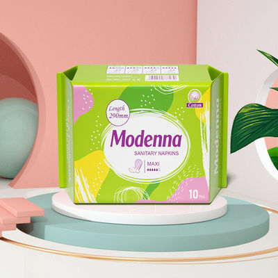 Accesorios de cuidado femenino desechables de algodón de anión sanitario con almohadilla para mujeres