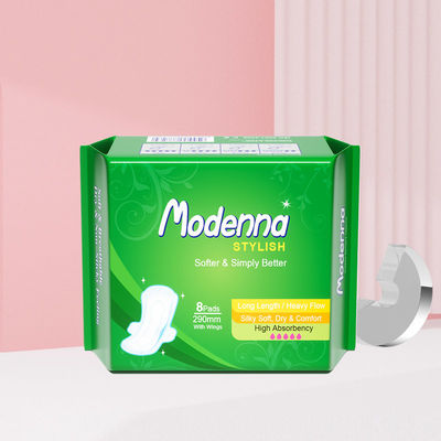 Un buen precio. Toallas higiénicas femeninas ultra delgadas Mujeres de algodón suave Servilletas higiénicas Anión almohadillas femeninas con iones negativos en línea
