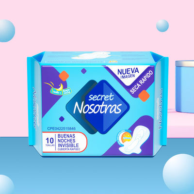 Un buen precio. Nuevo diseño muestras gratuitas desechables uso nocturno almohadillas sanitarias largas de 285 mm para mujeres pañuelo sanitario en línea