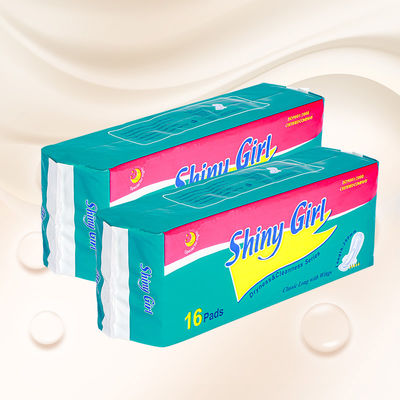 Un buen precio. Nuevo diseño super grueso Respirable Uso diario Mujeres Acolchados sanitarios Uso nocturno Acolchados sanitarios desechables de algodón en línea