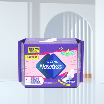 Un buen precio. Accesorios personalizados para el período menstrual femenino Alas de higiene de algodón orgánico Accesorios sanitarios para mujer Accesorios sanitarios pañuelo en línea