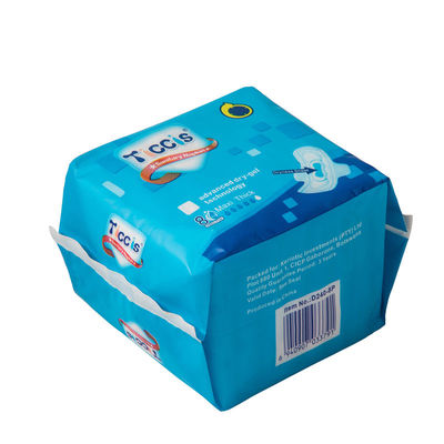 Un buen precio. Venta caliente de alta calidad de absorción de almohadillas de aniones sanitarios Fabricante de servilletas en China Bolsa de algodón PE desechable Ultra delgado en línea