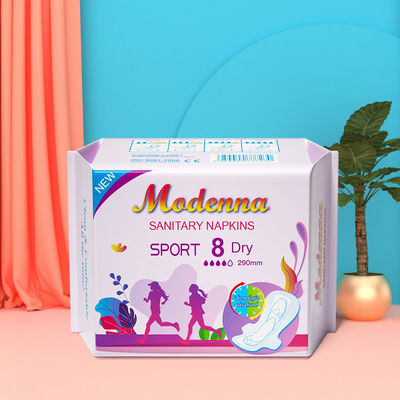 Venta caliente de mujeres de algodón sanitario pañuelos de almohadilla mayorista almohadilla menstrual para damas a granel con servicio OEM