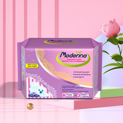 Un buen precio. Servilletas sanitarias Mujer toalla sanitaria almohadilla sanitaria Mujeres servilletas sanitarias aladas Super absorbente desechable en línea