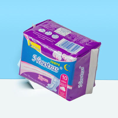 Un buen precio. Etiqueta privada Ultra suave de uso diario 280 mm Mujeres almohadillas sanitarias desechables en línea