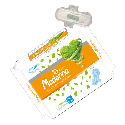 Venta en caliente Precio de fábrica Servilletas sanitarias súper suaves de algodón puro almohadillas sanitarias Exportación a Rusia
