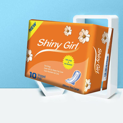Un buen precio. Pads femeninos desechables de algodón Pads sanitarios menstruales para mujeres con servilleta sanitaria en línea