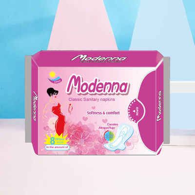 Un buen precio. Toallas sanitarias gruesas Servilletas sanitarias de fábrica de algodón Pads sanitarios para mujeres en línea