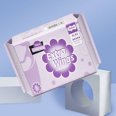 Viajes Uso de algodón Cuidado personal suave de alas Mujeres Papel sanitario en el aire Servilletas
