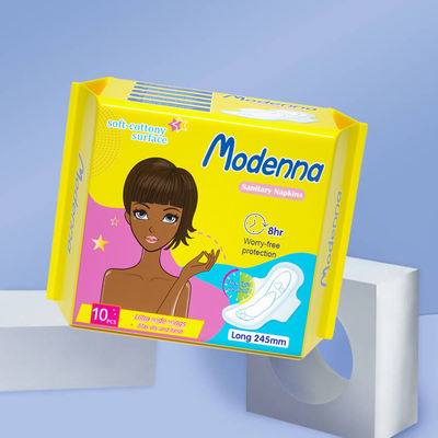 Un buen precio. Mujeres ultra delgadas Mujeres almohadillas menstruales personalizadas Super absorción de algodón desechable almohadillas sanitarias orgánicas en línea