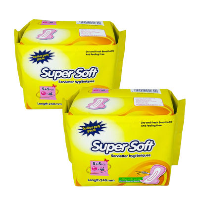 Un buen precio. Mujeres Macro Cuidado Mayorista Fabricación de algodón Anión sanitario Servilletas sanitarias Pad sanitario Mujeres con iones negativos en línea