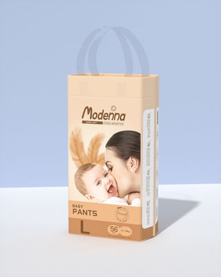 Calzoncillos para bebés orgánicos amigables con la piel Calzoncillos para bebés con pañales fáciles de usar Pañales desechables Comodidad natural para bebés ISO Factory