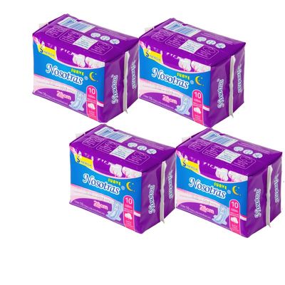 Un buen precio. 50-200ml Absorption Capacity Disposable Sanitary Napkin with Adhesive in Rectangle Design en línea